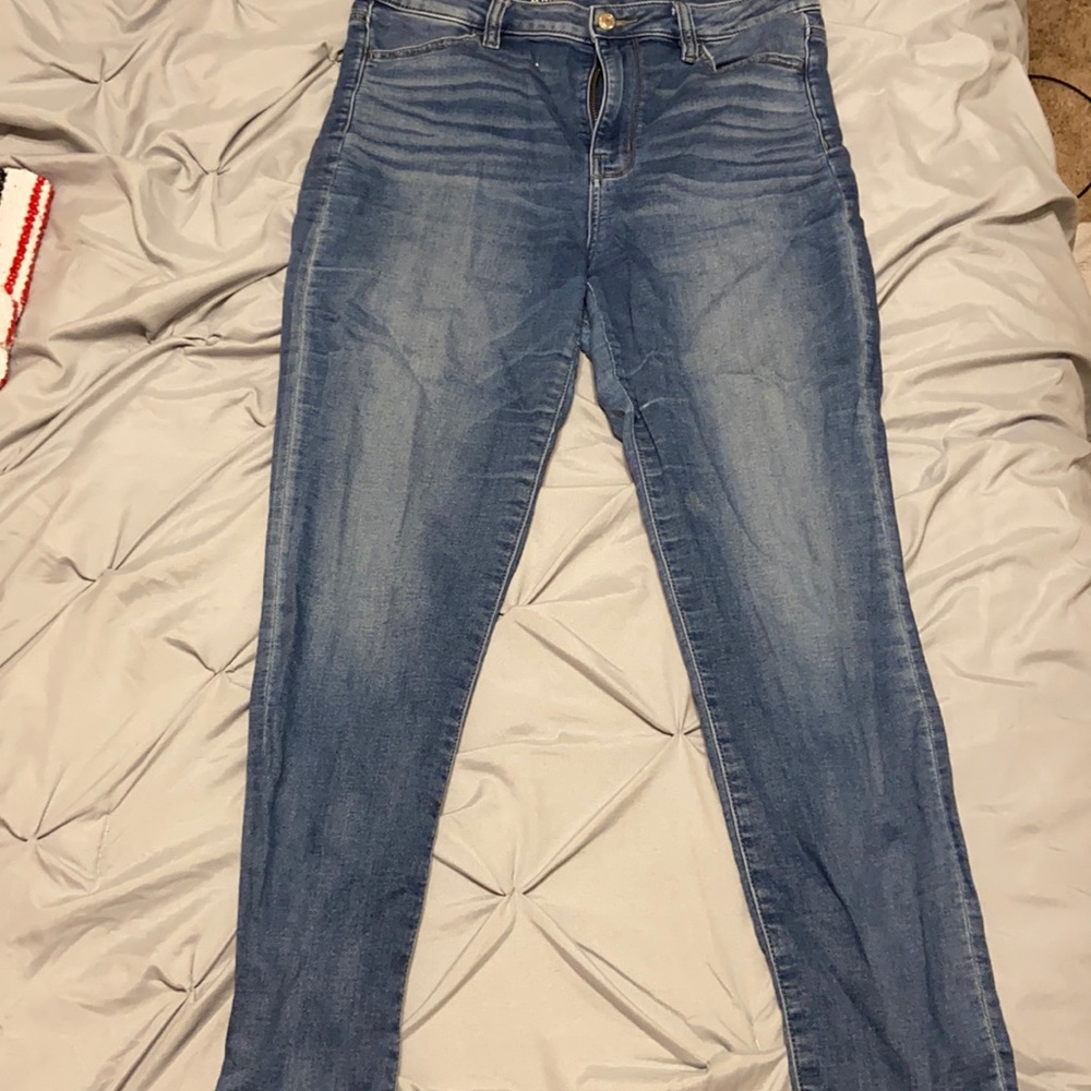 American Eagle S 10 High waisted skinny jeans